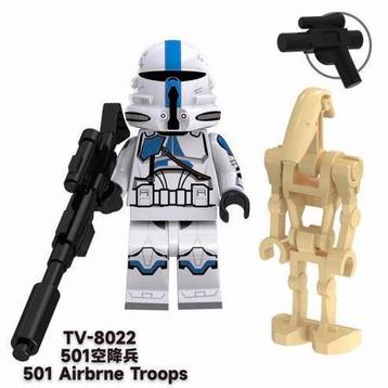 Star Wars minifiguur – Airborne Trooper 501st – Inclusief Ba beschikbaar voor biedingen