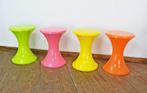 Kruk - Plastic - Vier vintage krukken