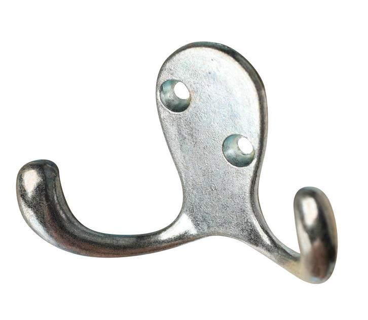 Kapstokhaak Dubbel - Dubbel Gaats - Hoogwaardige Kwaliteit, Doe-het-zelf en Verbouw, IJzerwaren en Bevestigingsmiddelen, Verzenden