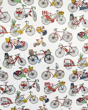Katoen Heel Holland Fietst, Hobby en Vrije tijd, Stoffen en Lappen, Overige kleuren, Nieuw