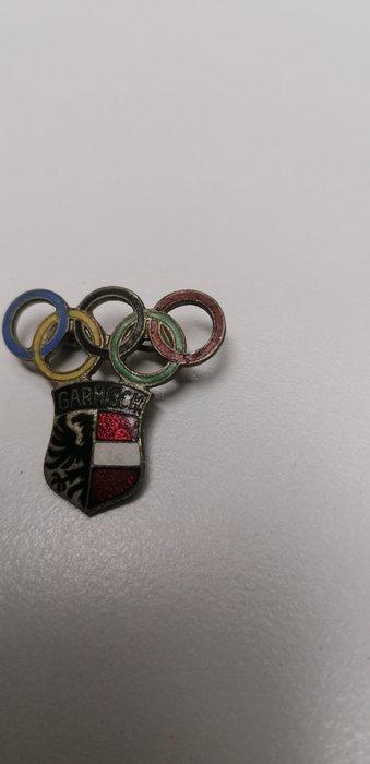 Draagspeld Olympische Spelen 1936 garmisch partenkirchen pin, Verzamelen, Overige Verzamelen