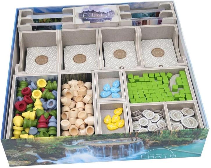 Earth Bordspel Organiser (Gekleurd) | Folded Space -, Hobby en Vrije tijd, Gezelschapsspellen | Bordspellen, Nieuw, Verzenden