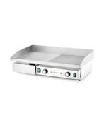 Bakplaat Budget Line | Glad/Geribbeld | 4,4kW, Verzenden, Nieuw in verpakking