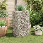 vidaXL Gabion plantenbak verhoogd 50x50x100 cm staal, Verzenden, Minder dan 60 cm, Nieuw, Metaal