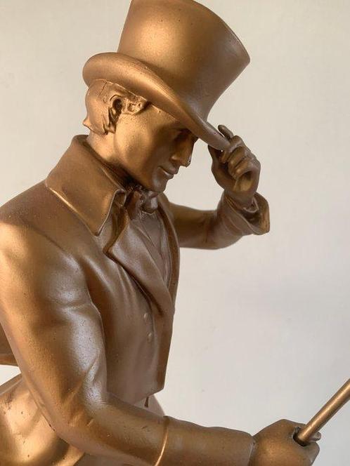 Johnnie Walker Whisky Striding Man Copper Advertentiefiguur, Antiek en Kunst, Antiek | Wandborden en Tegels