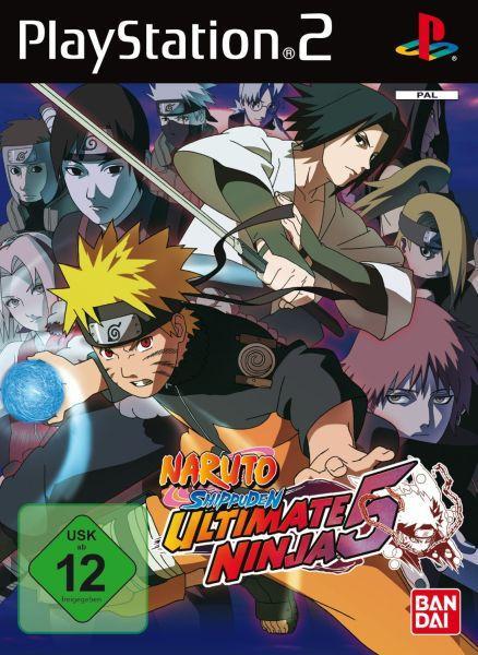 Naruto Shippuden Ultimate Ninja 5-Duits (PlayStation 2), Spelcomputers en Games, Games | Sony PlayStation 2, Zo goed als nieuw