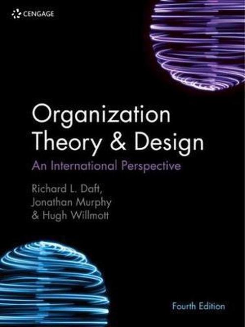 9781473765900 Organization Theory  Design | Tweedehands, Boeken, Schoolboeken, Zo goed als nieuw, Verzenden