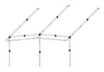 Dorema Frame Voortent President/Smaragd Aluminium 28mm, Caravans en Kamperen, Nieuw