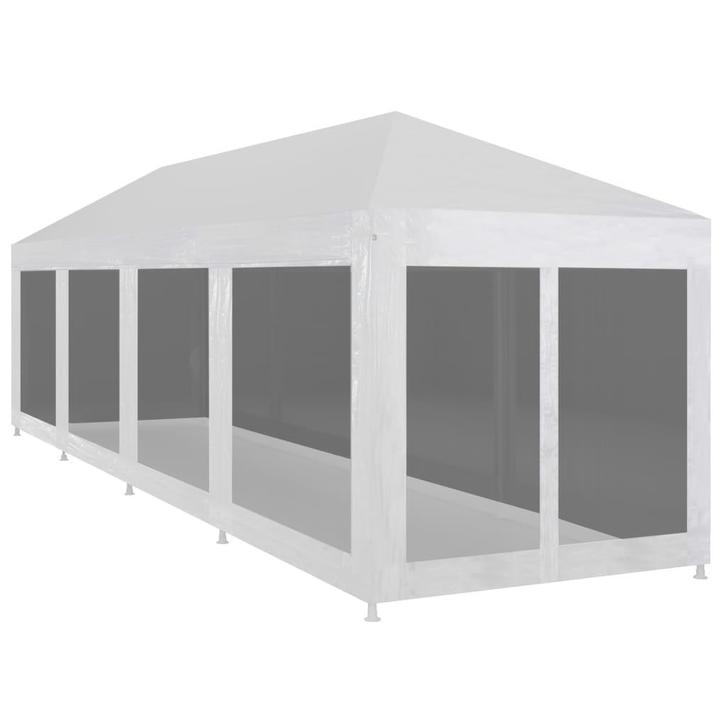 vidaXL Partytent met 10 mesh zijwanden 12x3 m, Tuin en Terras, Partytenten, Partytent, Nieuw, Verzenden