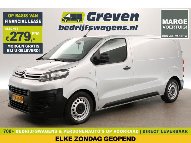 Citroën Jumpy 1.6 BlueHDI L2H1 MARGE Airco Cruise Carplay, Auto's, Bestelauto's, Te koop, Handgeschakeld, Financial lease, Diesel