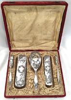 Set cosmetische accessoires - .833 zilver, Antiek en Kunst, Antiek | Goud en Zilver