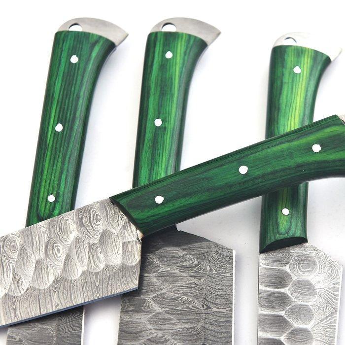 Black Smith - Keukenmes - Kitchen knife set - American Green, Antiek en Kunst, Antiek | Keukenbenodigdheden
