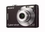 Sony Cyber-Shot DSC-W40 Digitale Compact Camera - Zwart (In, Audio, Tv en Foto, Fotocamera's Digitaal, Verzenden, Zo goed als nieuw