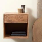 *WOONWINKEL* Houten Nachtkastje Hangend, Huis en Inrichting, Slaapkamer | Nachtkastjes, Verzenden, Nieuw