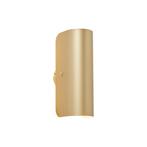 Moderne wandlamp goud 2-lichts - Gotthard, Verzenden, Nieuw, Modern