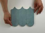Wandtegel Blauw 8x21,5cm (Muurtegels, Afbouwmaterialen), Doe-het-zelf en Verbouw, Tegels, Nieuw, 20 tot 40 cm, 10 m² of meer, Wandtegels