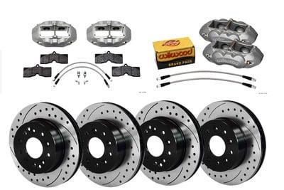 Wilwood corvette 1965-1982 compleet 4 piston brake kit, Auto-onderdelen, Overige Auto-onderdelen, Nieuw, Ophalen of Verzenden