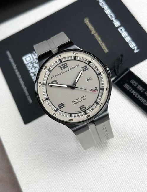 Porsche Design - Flat Six Automatic Date - Zonder, Sieraden, Tassen en Uiterlijk, Horloges | Heren
