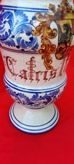 Apothekerspot / Albarello - Faience Albarello Frankrijk 19e, Antiek en Kunst