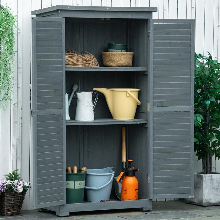 Tuinkast - Robuust - Waterdicht - Grijs, Tuin en Terras, Overige Tuin en Terras, Nieuw, Ophalen of Verzenden