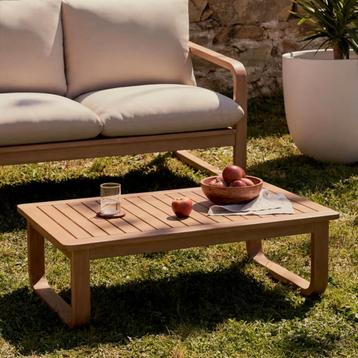 *WOONWINKEL* Kave Home Sacaleta Houten Koffietafel Voor Buit beschikbaar voor biedingen