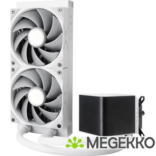 TRYX PANORAMA AIO waterkoeling  240mm Wit, Computers en Software, Computerkoelers, Nieuw, Verzenden