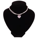 Ketting hartje wit NIEUW, Sieraden, Tassen en Uiterlijk, Kettingen, Ophalen of Verzenden, Nieuw, Wit