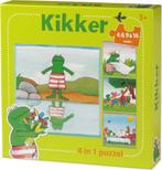 De Wereld van Kikker - 4 in 1 Puzzel | Bambolino Toys -, Kinderen en Baby's, Speelgoed | Kinderpuzzels, Nieuw, Verzenden