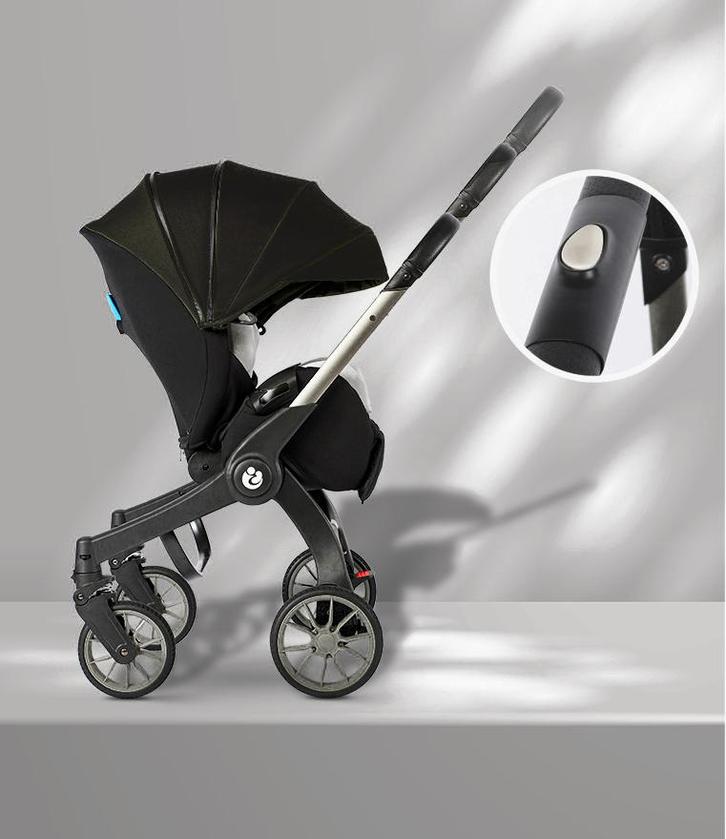 Klb G308e50 Vier-in-één Multifunctionele Kinderwagen - Zwart, Kinderen en Baby's, Kinderwagens en Combinaties, Ophalen of Verzenden