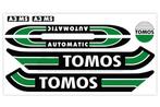 Tomos Stickerset glans standaard automatic zwart / donker..., Ophalen of Verzenden, Nieuw
