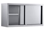 RVS Muurkast met schuifdeuren 140x40x65 cm Combisteel, Verzenden, Nieuw in verpakking