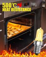 Ovenlamp E14 26W dimbaar 500°C warm wit 2700K – 2 stuks, Verzenden, Nieuw