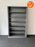 Roldeurkast - Ahrend - 195x120x45cm - Zilvergrijs - Met wit, Werkplek, Ophalen of Verzenden, Gebruikt, Kast