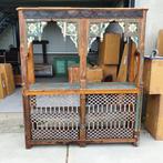 Kast - acacia - Antieke toonbank