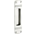Schuifdeurkom Art-Deco glans nikkel, Verzenden, Nieuw