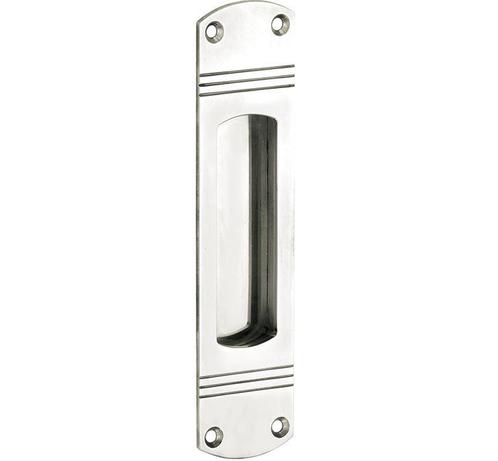 Schuifdeurkom Art-Deco glans nikkel, Doe-het-zelf en Verbouw, Hang- en Sluitwerk, Verzenden