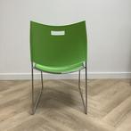 Casala Curvy stoel / stapelstoel,  groen, Huis en Inrichting, Stoelen, Ophalen of Verzenden, Gebruikt, Stof, Eén