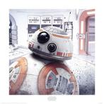 Kunstdruk Star Wars The Last Jedi BB8 Peek 40x40cm, Verzenden, Nieuw