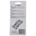 Benson Kentekenplaatclips - RVS - Set van 2 - Met schroef..., Auto diversen, Ophalen of Verzenden, Nieuw