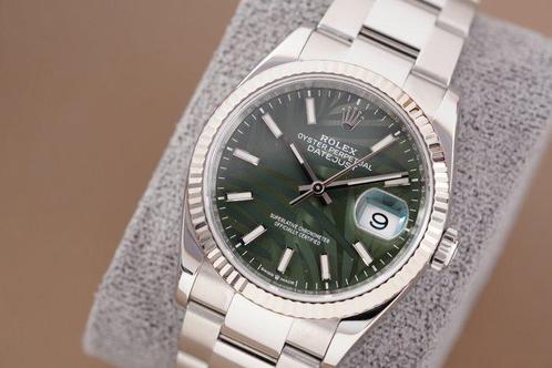 Rolex - Datejust 36 Palm Motif - 126234 - Heren - 2020+, Sieraden, Tassen en Uiterlijk, Horloges | Heren