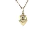 Gouden vintage hart hanger 14 krt, Sieraden, Tassen en Uiterlijk, Kettinghangers, Ophalen of Verzenden, Nieuw