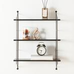 [en.casa] Wandrek Ösel 63,5x48x15 cm marmer zwart, Huis en Inrichting, Woonaccessoires | Wandplanken en Boekenplanken, Verzenden