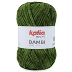 Katia Bambi - 331 bosgroen - Chenille Garen, Hobby en Vrije tijd, Breien en Haken, Ophalen of Verzenden, Nieuw