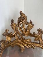 Wandspiegel - Gouden houten Venetiaanse uit de 19e eeuw, Antiek en Kunst