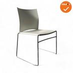 Vergaderstoel FP S450 - Wit - Chroom frame (Vergaderstoelen), Vergader- of Presentatieruimte, Ophalen of Verzenden, Gebruikt, Stoel