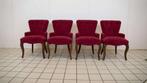 4 Luxe Barok stoelen met Roze/Rode bekleding, Huis en Inrichting, Stoelen, Ophalen of Verzenden, Nieuw