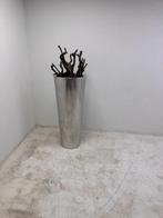 Aluminium conisch vormige plantenpot 120 cm hoog, Vergader- of Presentatieruimte, Ophalen of Verzenden, Gebruikt, Overige typen