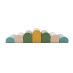 Pastel turquoise foam stapstenen – 4, 7 of 14-delige set.., Ophalen of Verzenden, Nieuw