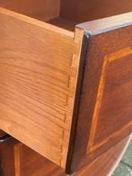 Mahonie bow front ladenkast,  102 cm breed, Antiek en Kunst, Ophalen of Verzenden