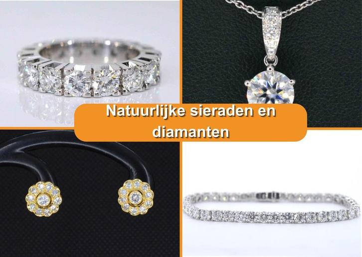 Natuurlijke sieraden en diamanten op Onlineveilingmeester.nl, Sieraden, Tassen en Uiterlijk, Antieke sieraden
